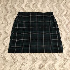 Loft plaid pencil skirt 10